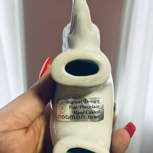 White Porcelain Elephant Figurine